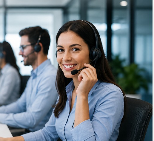 Support agent managing tickets on OneQuew platform